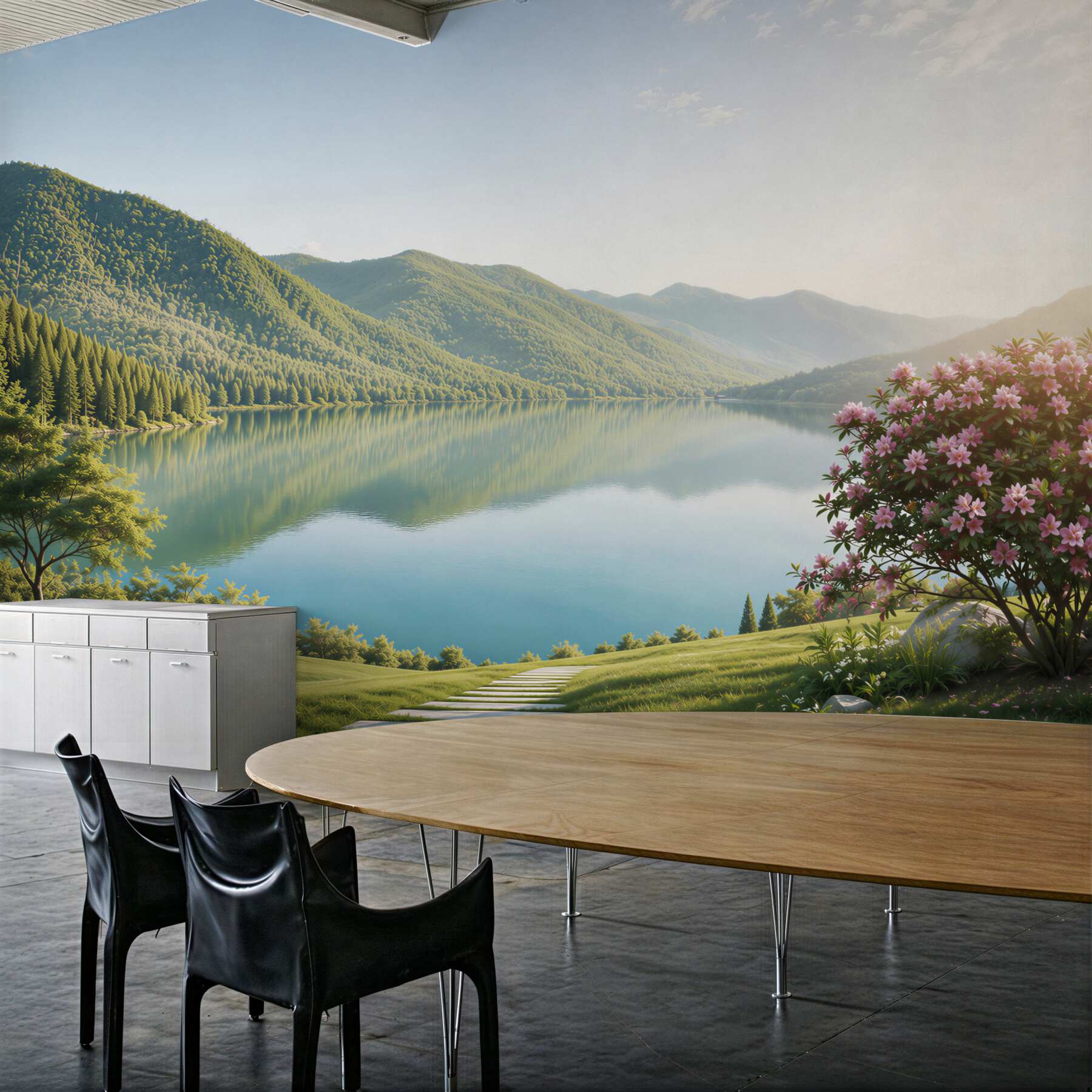 Papier peint beauté incroyable de l'été en montagne