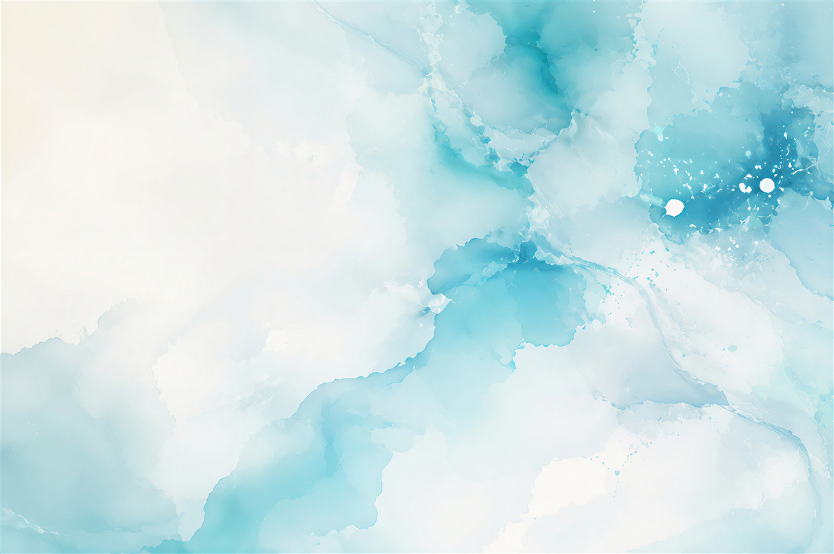 Papier peint aquarelle bleu royal