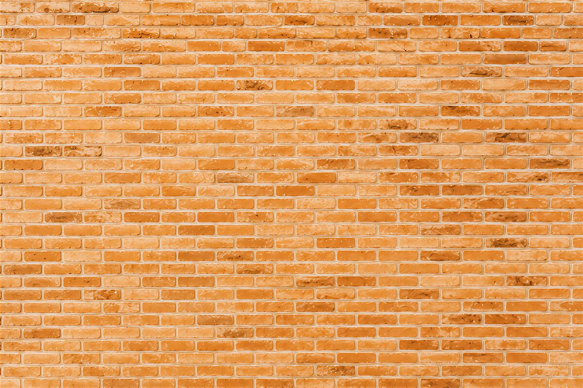 Papier peint mur en briques brunes