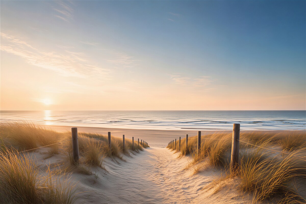 Papier peint plage de sable