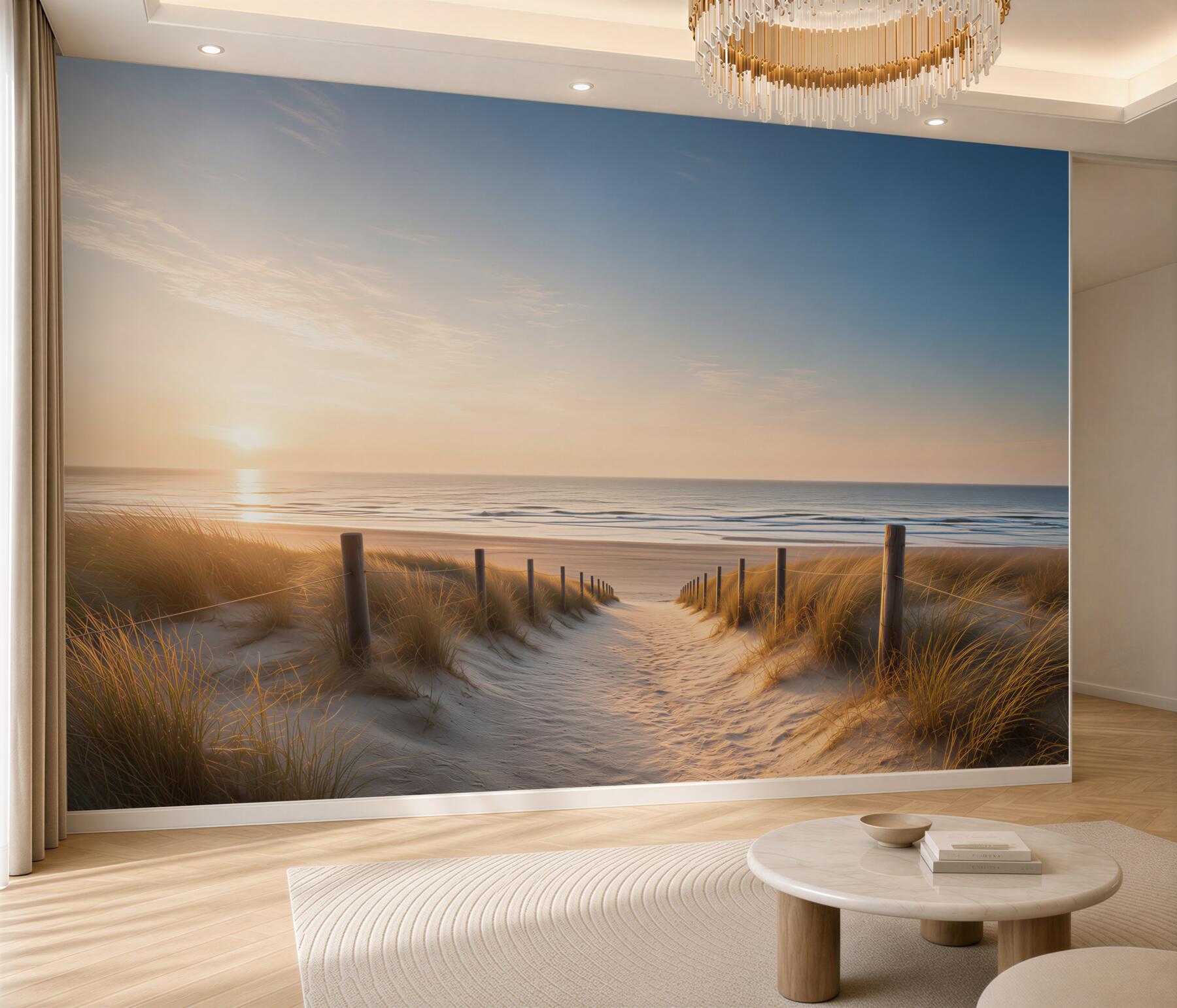 Papier peint plage de sable