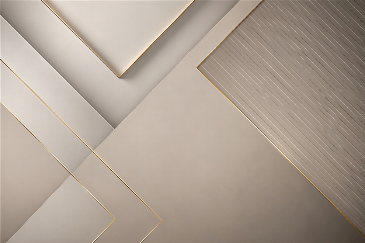 Papier peint rectangles dorés avec un centre noir