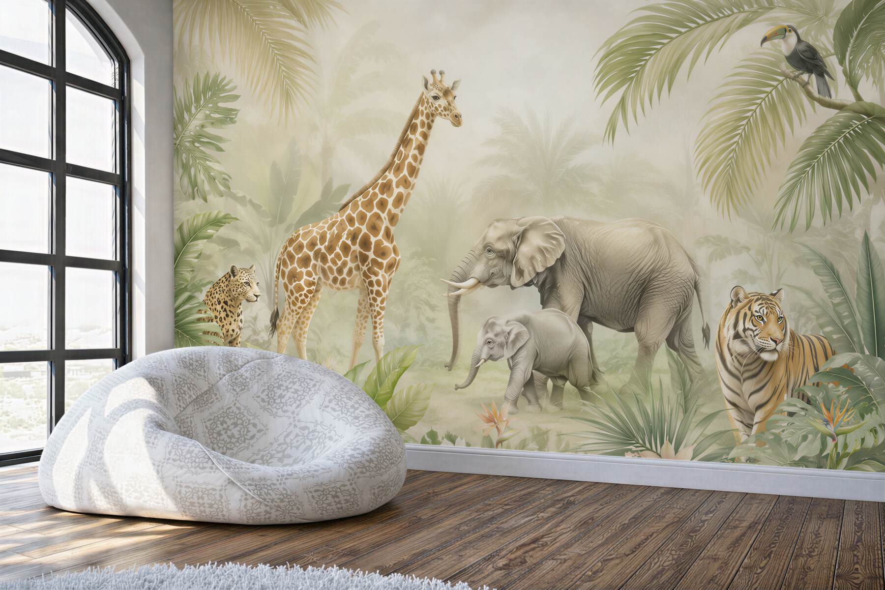 Papier peint Africains en vacances