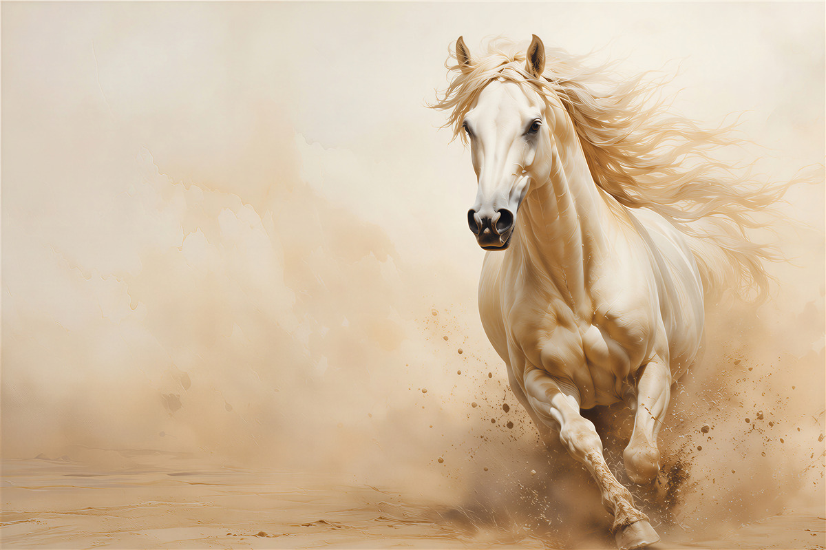 Papier peint vitesse du cheval