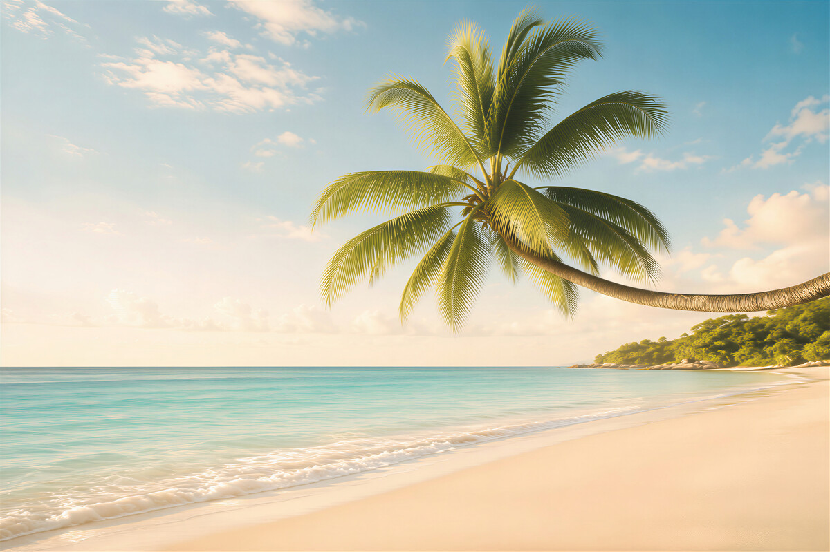 Papier peint belle nature des Seychelles