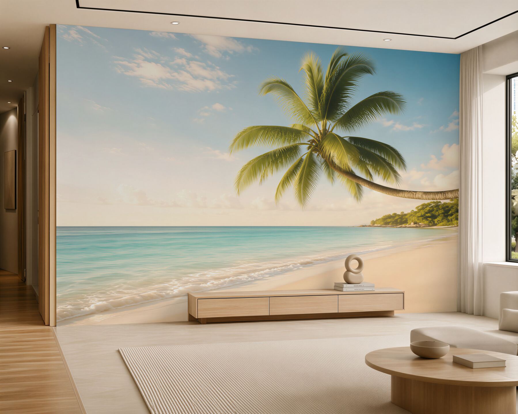 Papier peint belle nature des Seychelles