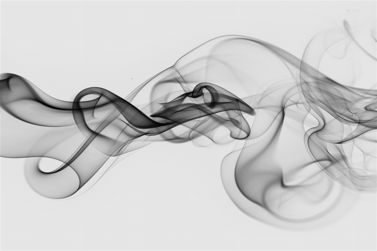 Papier peint abstraction fumée noire