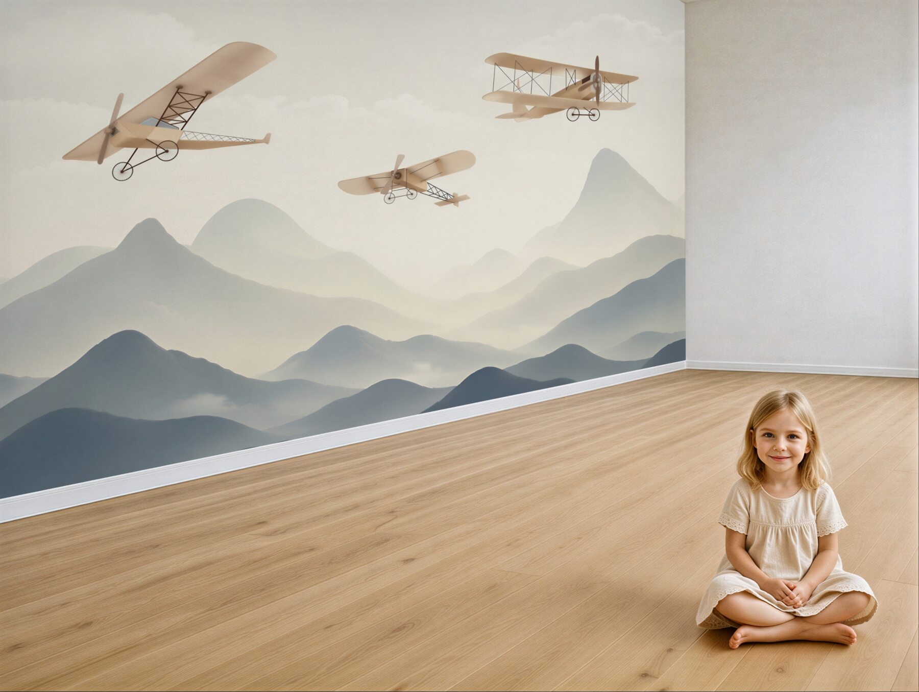 Papier peint vol d'avion historique