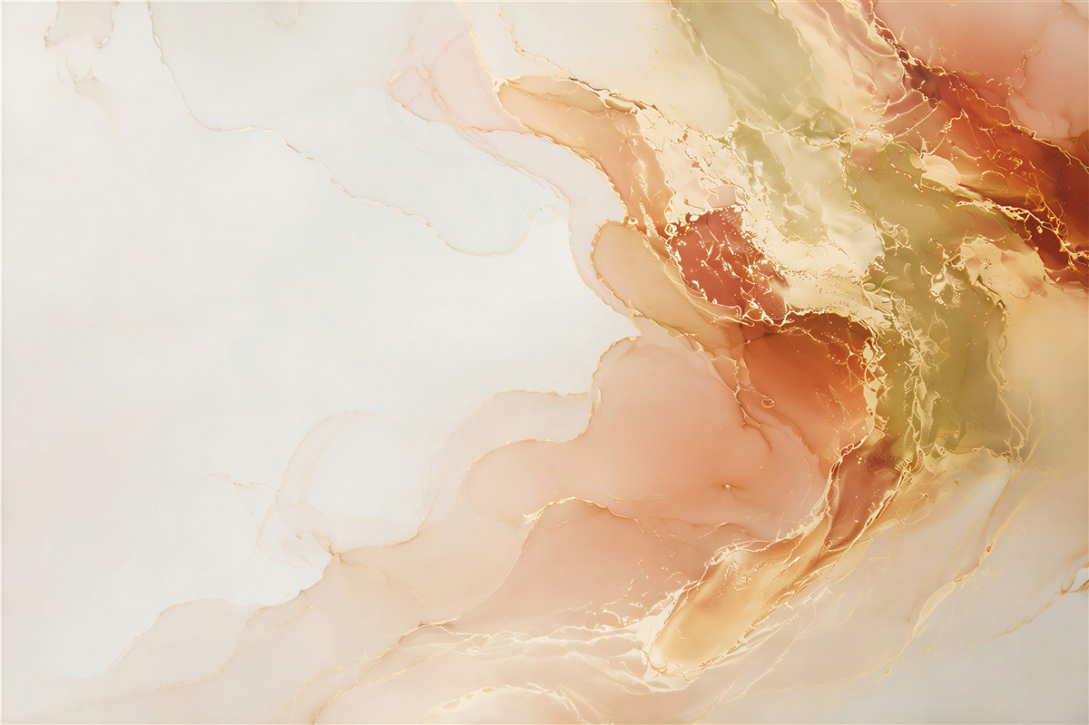 Papier peint Gouttes de différentes peintures