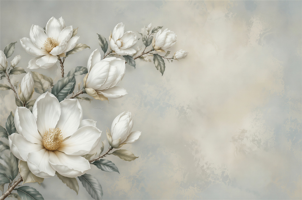 Papier peint Magnolia