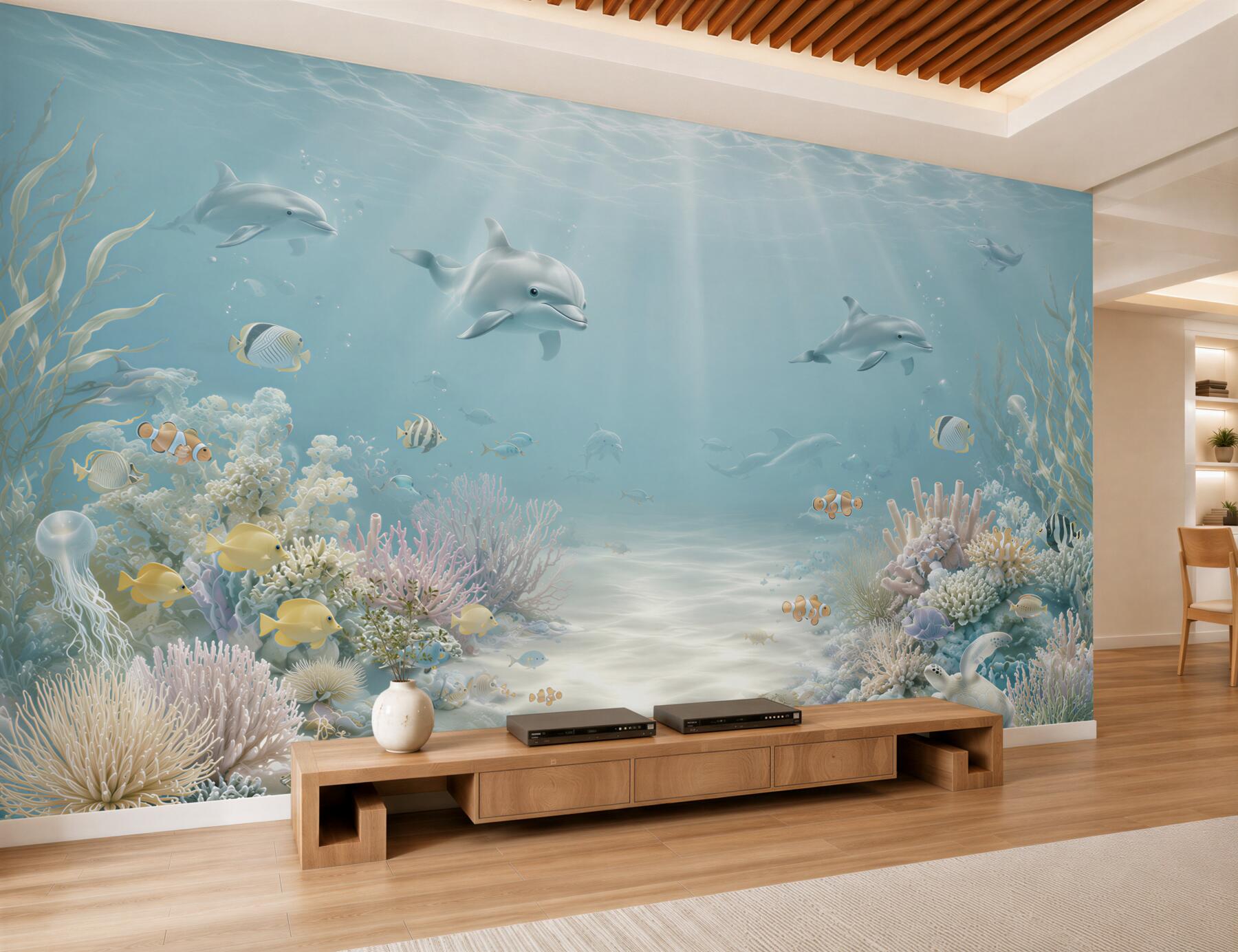 Papier peint Aquarium, sous-marin et aquarium d'eau douce