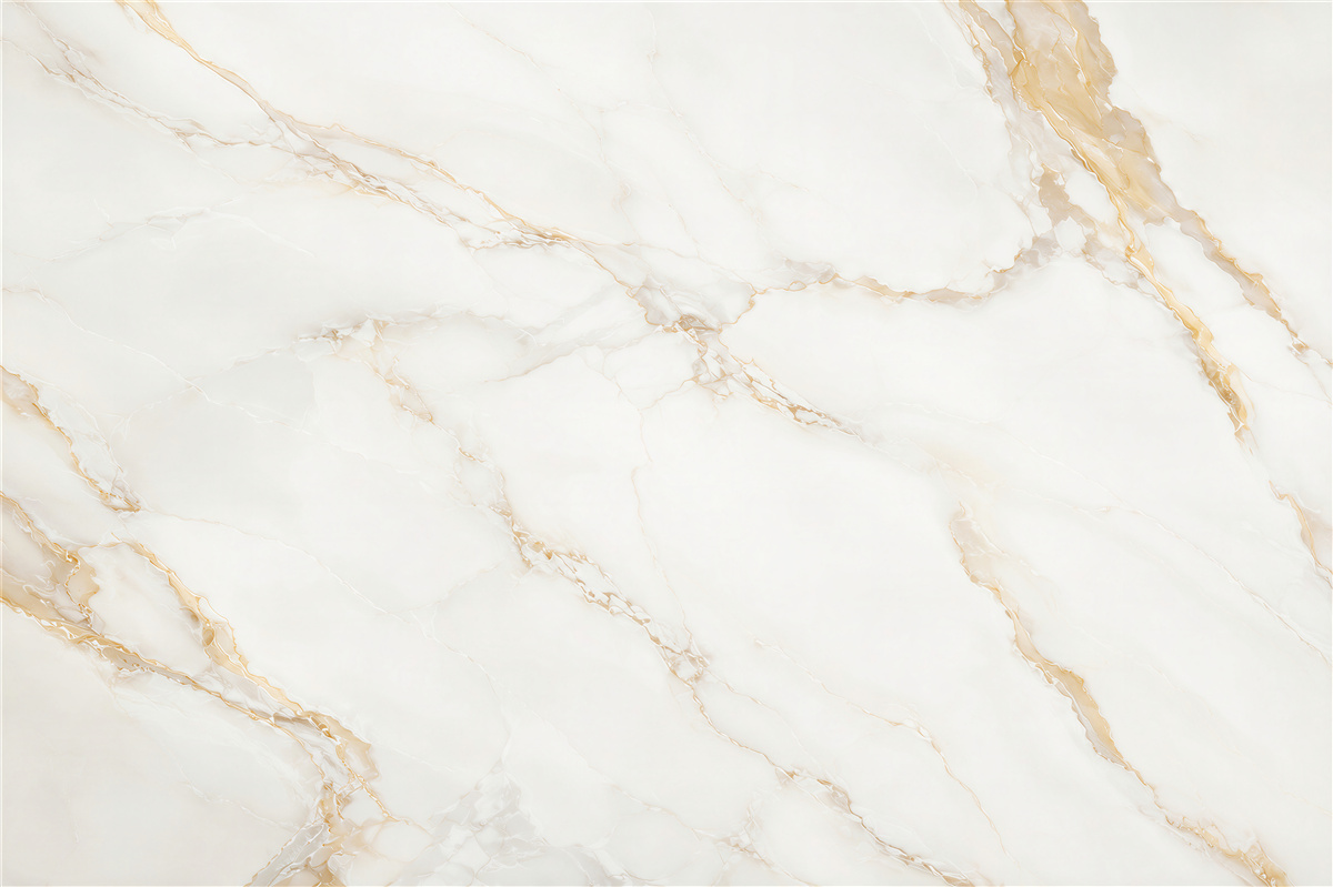Papier peint blanc avec marbre beige