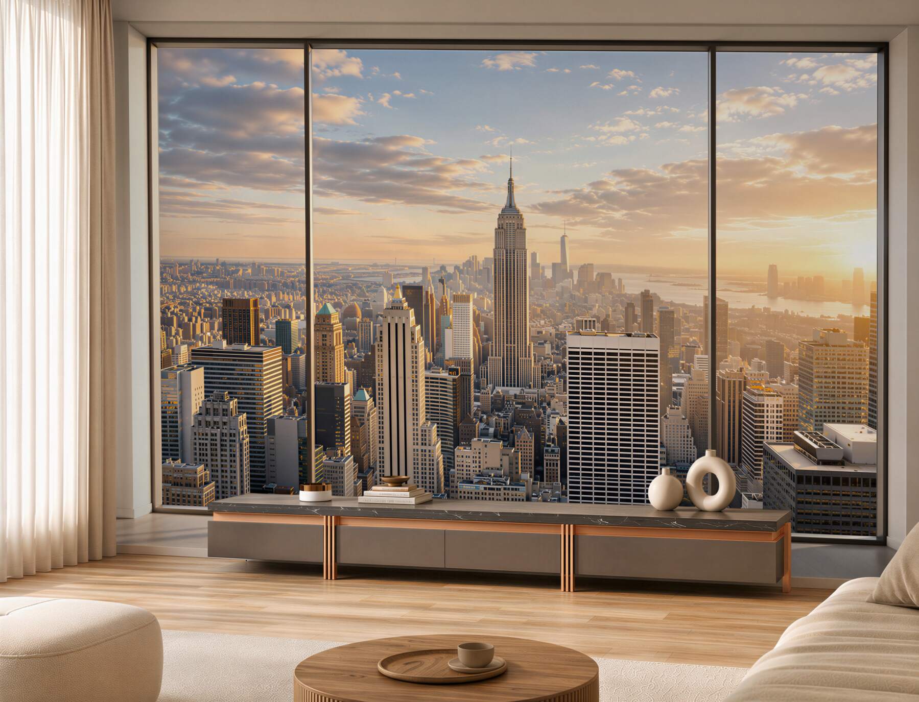 Papier peint New York à la fenêtre