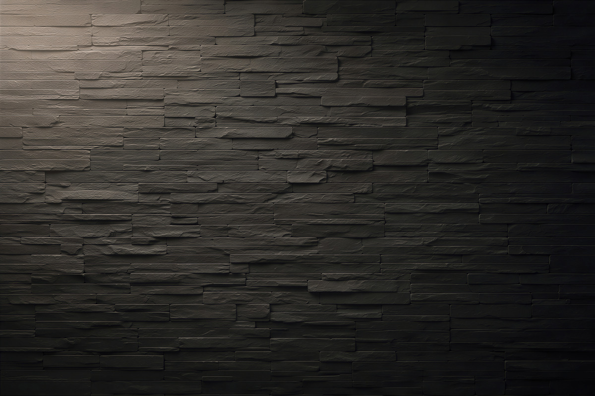 Papier peint murs sombres en briques
