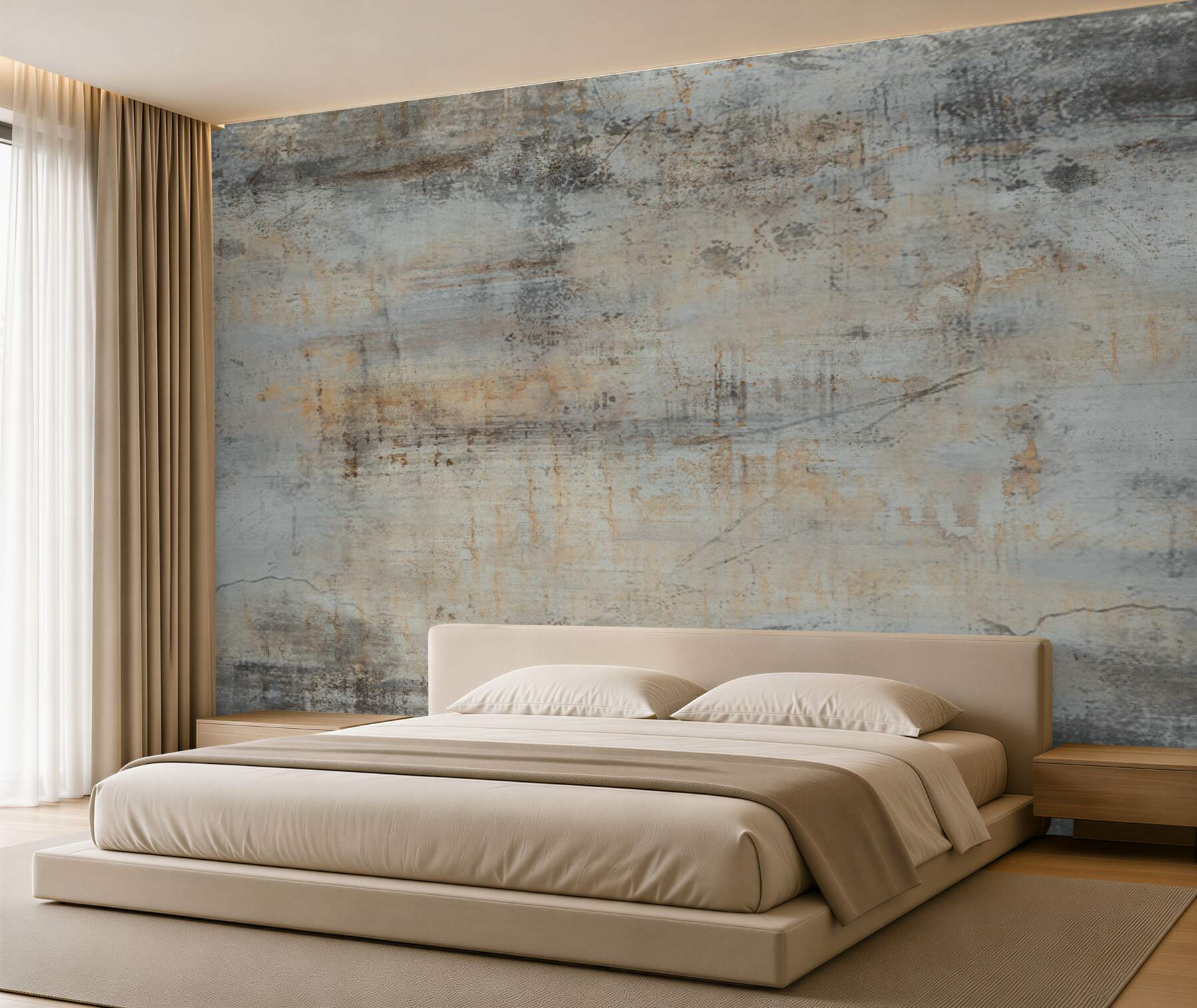 Papier peint mur de style vintage