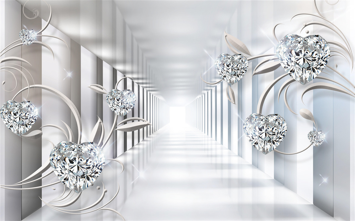 Papier peint COULOIR DIAMANT