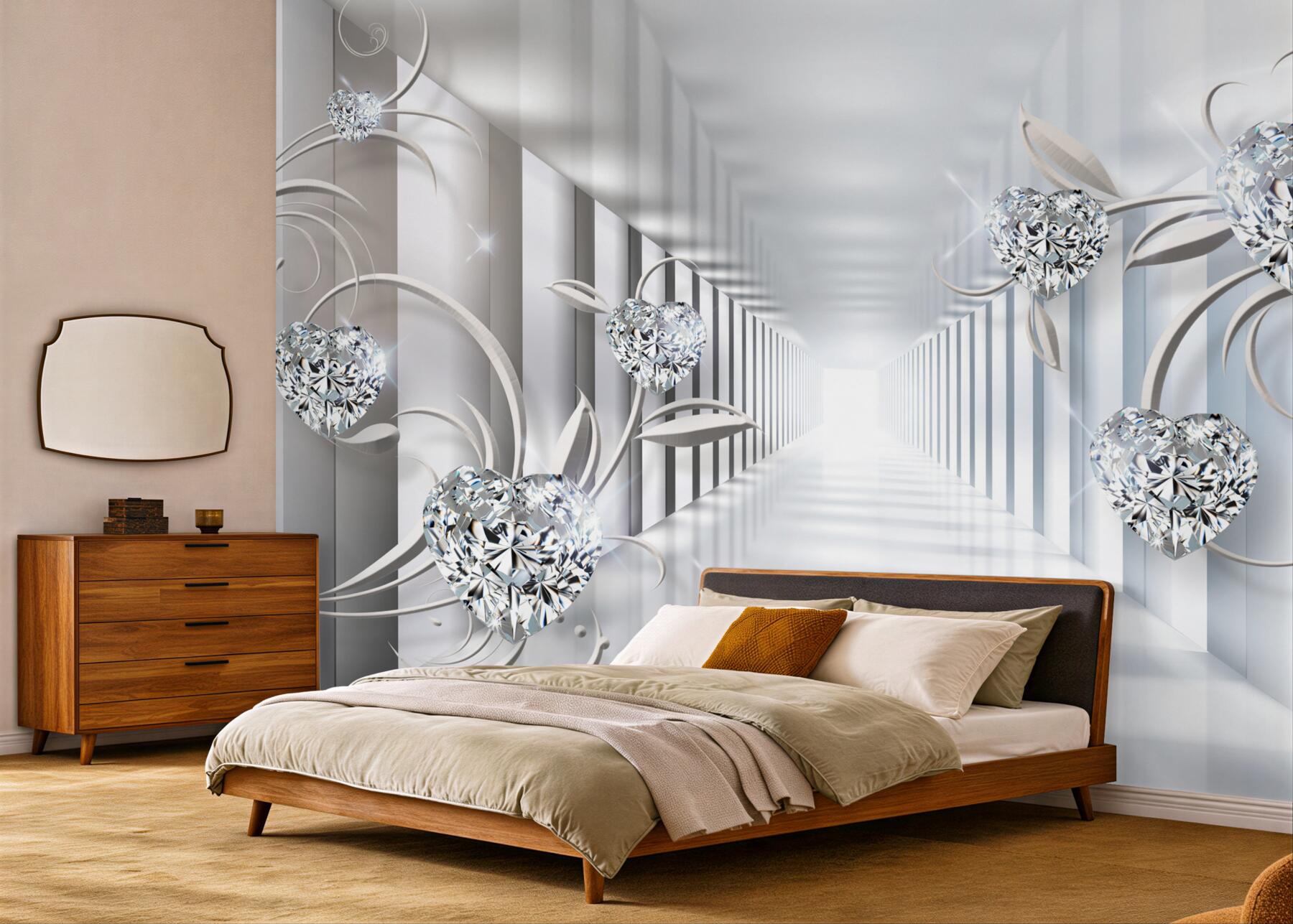 Papier peint COULOIR DIAMANT