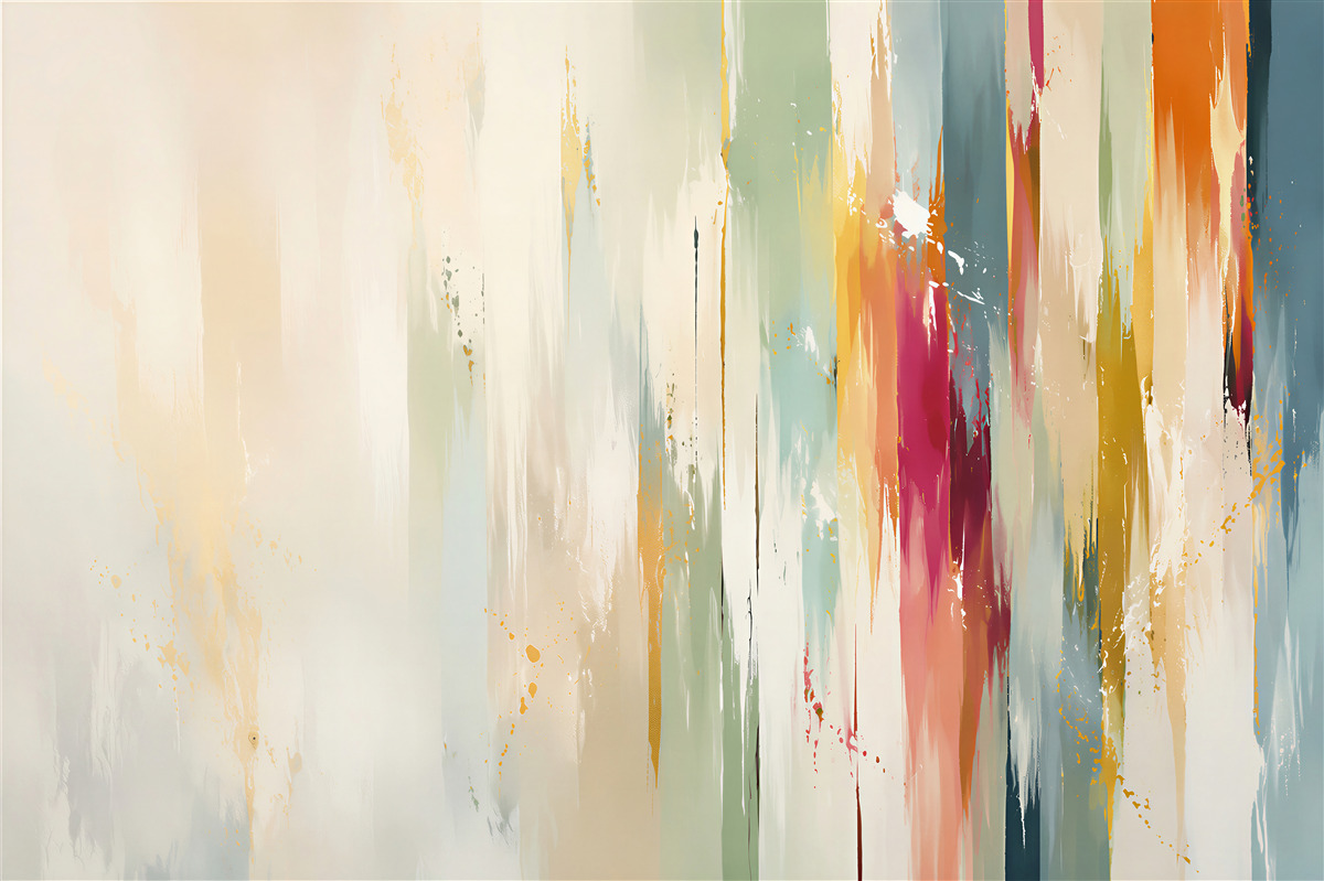 Papier peint couleurs verticales claires