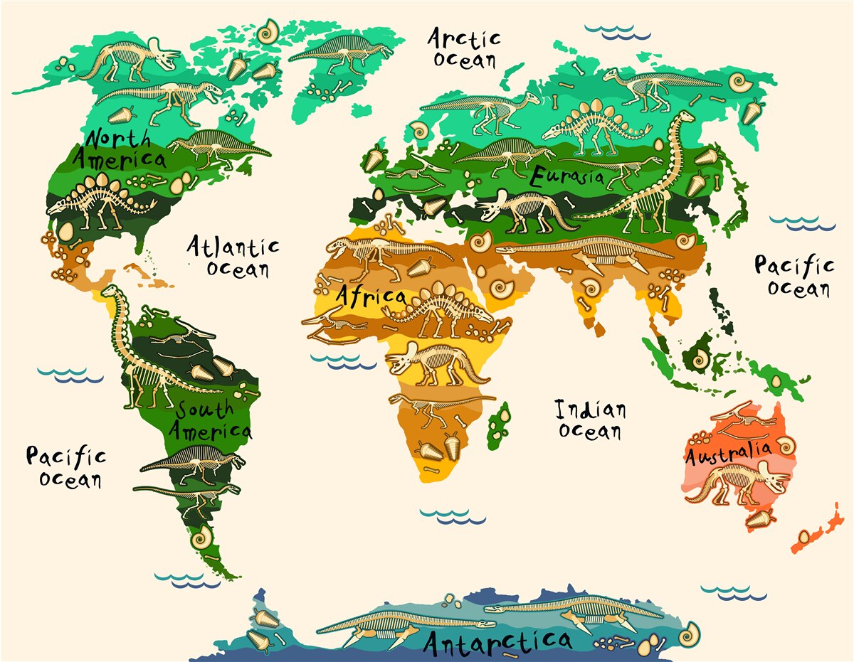 Papier peint Carte du monde extraordinaire