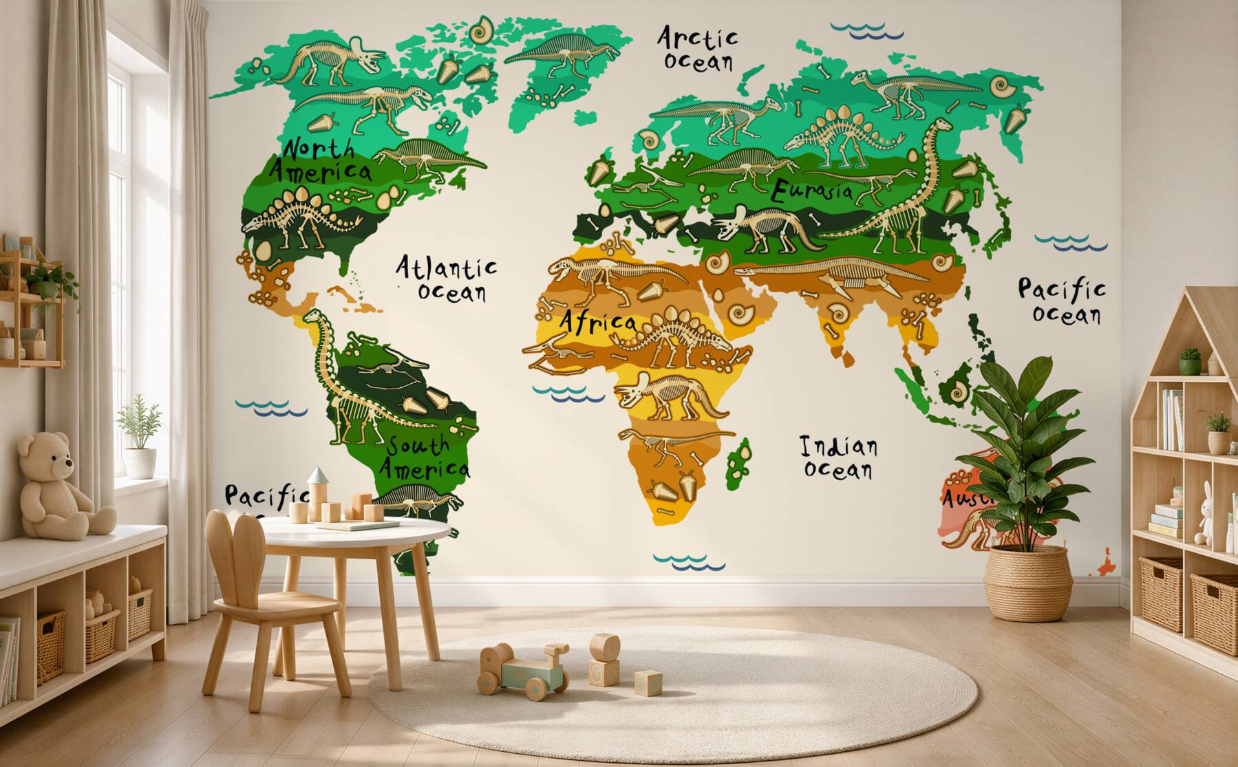Papier peint Carte du monde extraordinaire