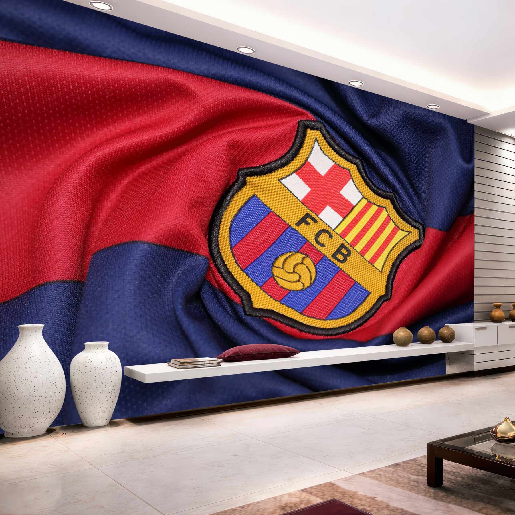 Papier peint symboles du club de football Barcelone
