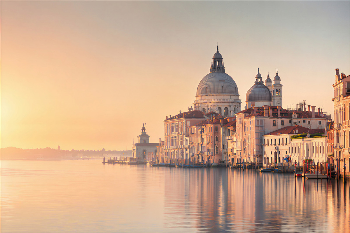 Papier peint Venise au coucher du soleil