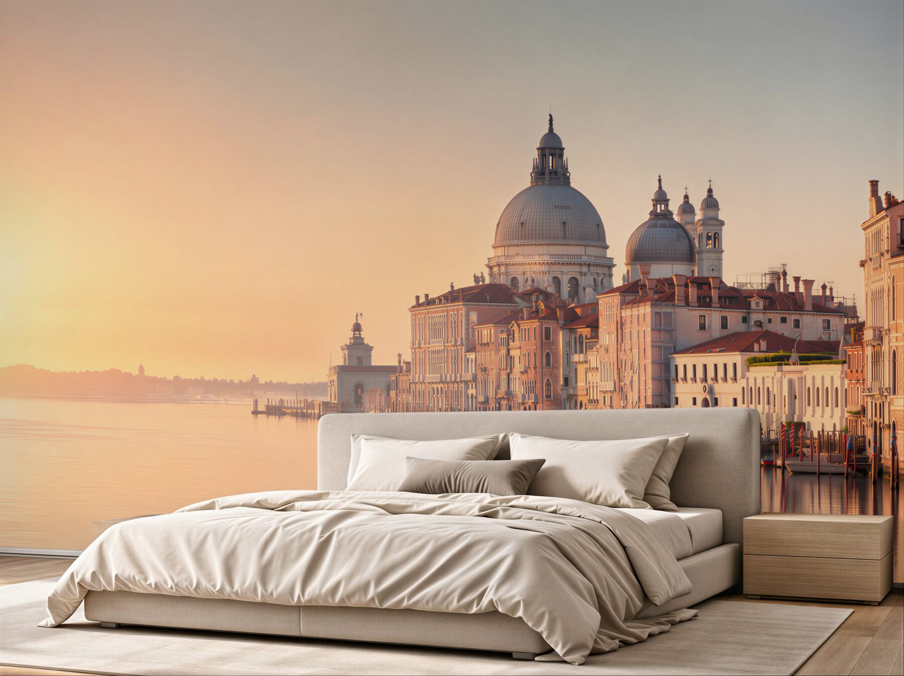 Papier peint Venise au coucher du soleil