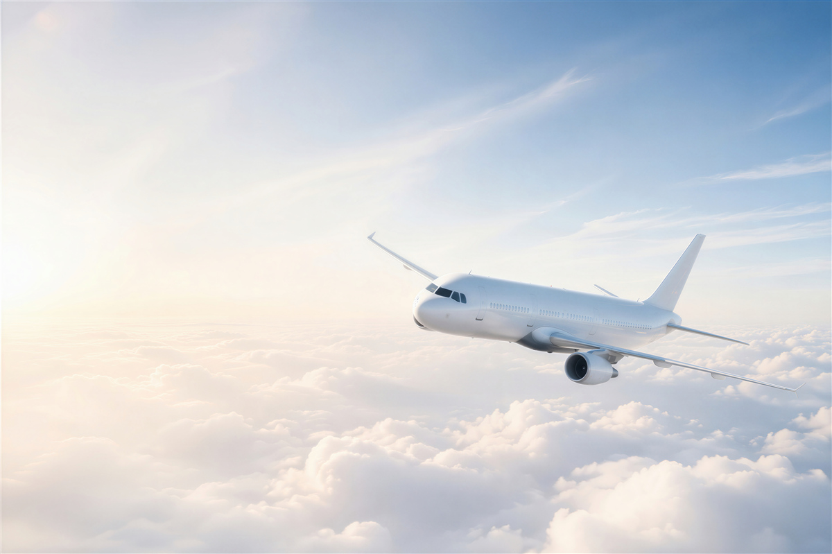 Papier peint Avion de ligne conquérant les cieux