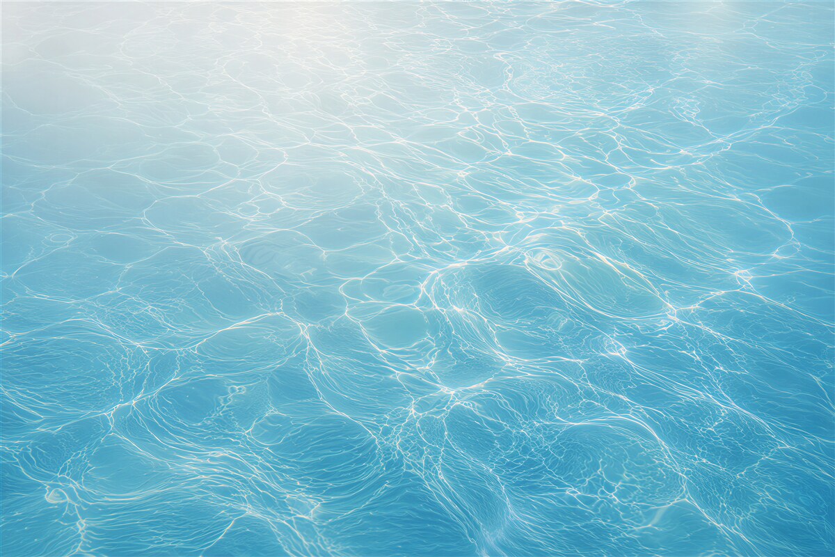 Papier peint reflet de la lumière du soleil dans l'eau