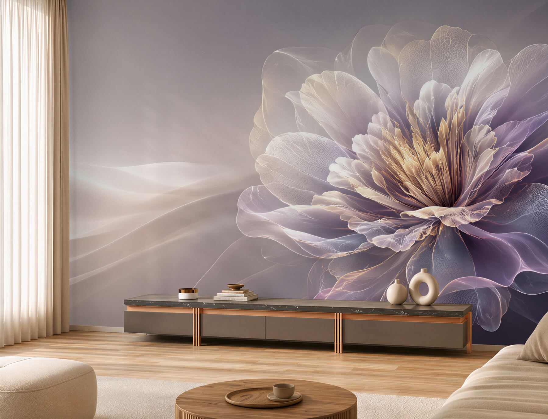 Papier peint Une grande fleur extraordinaire