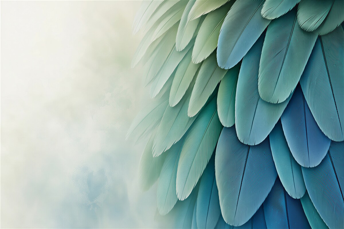 Papier peint Grandes feuilles vert foncé