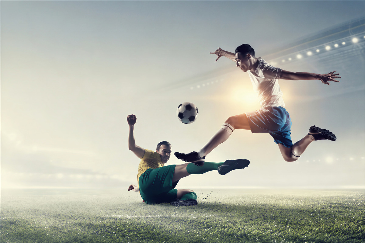 Papier peint Match de football