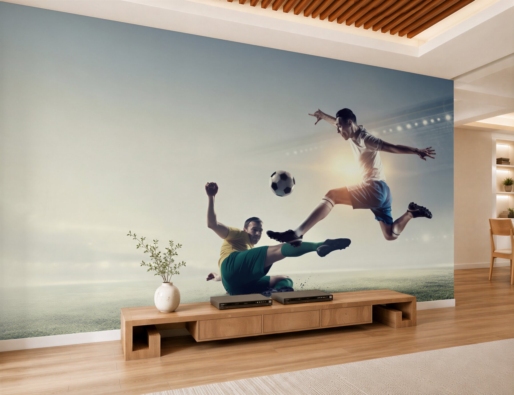 Papier peint Match de football