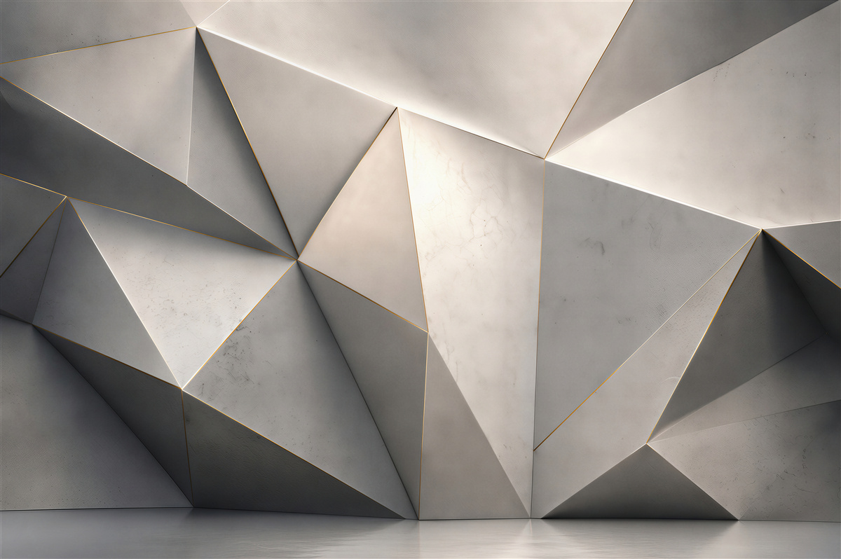 Papier peint Résumé triangles gris