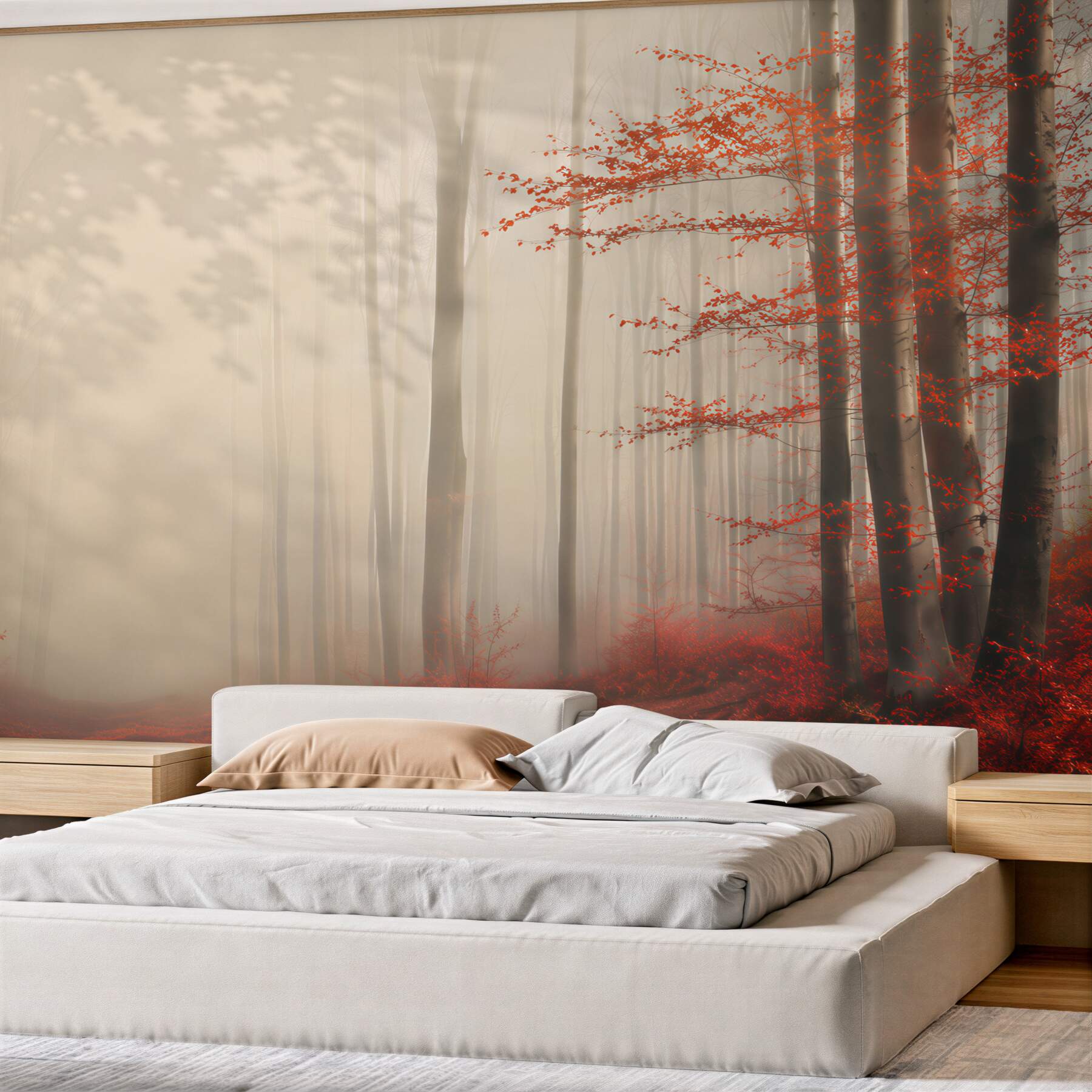 Papier peint Paysage automnal humide
