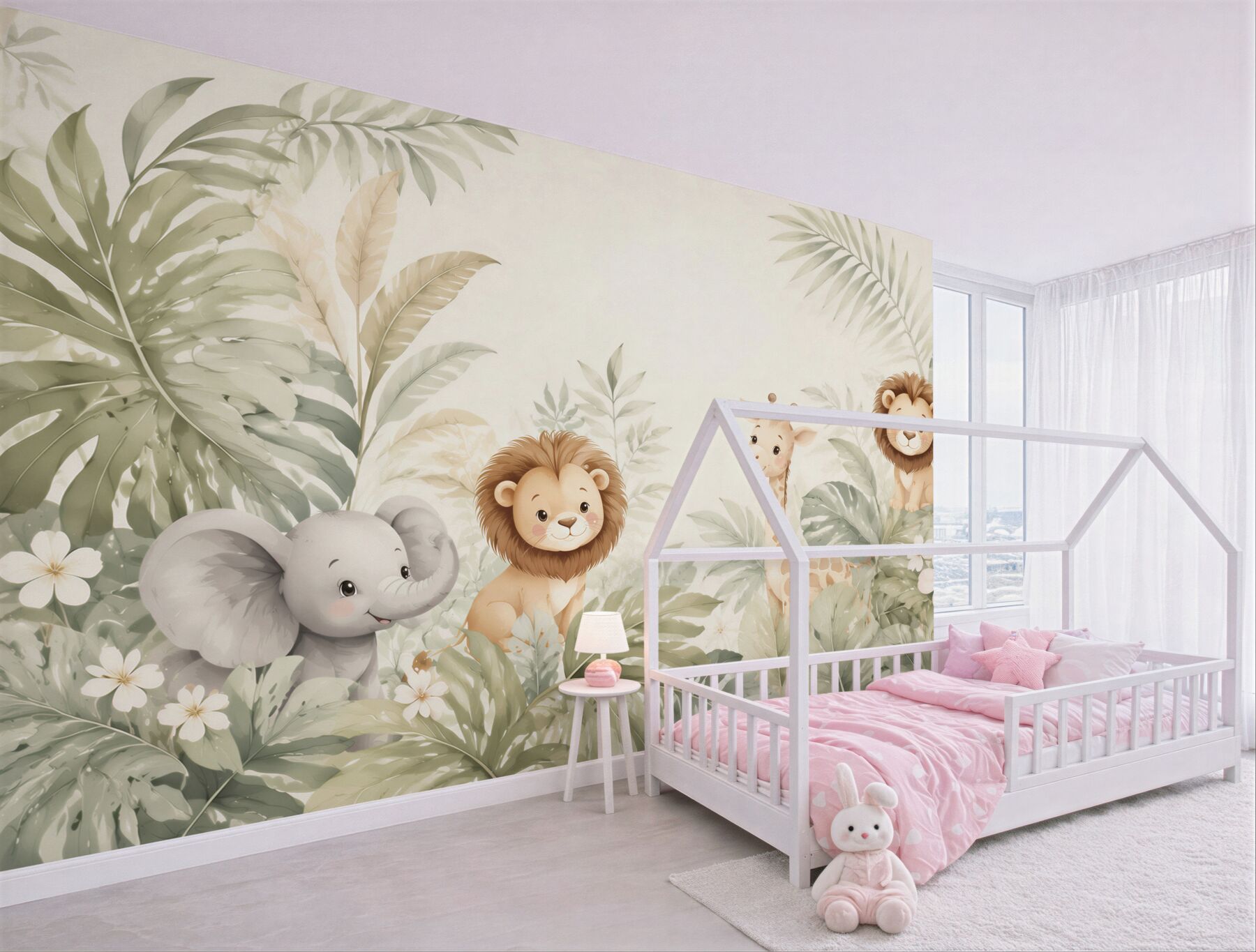 Papier peint Jolis jeunes animaux