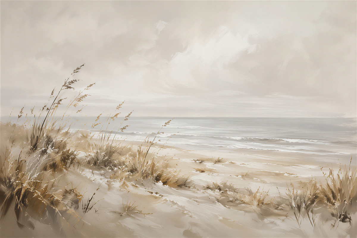 Papier peint Dunes paisibles au bord de la mer