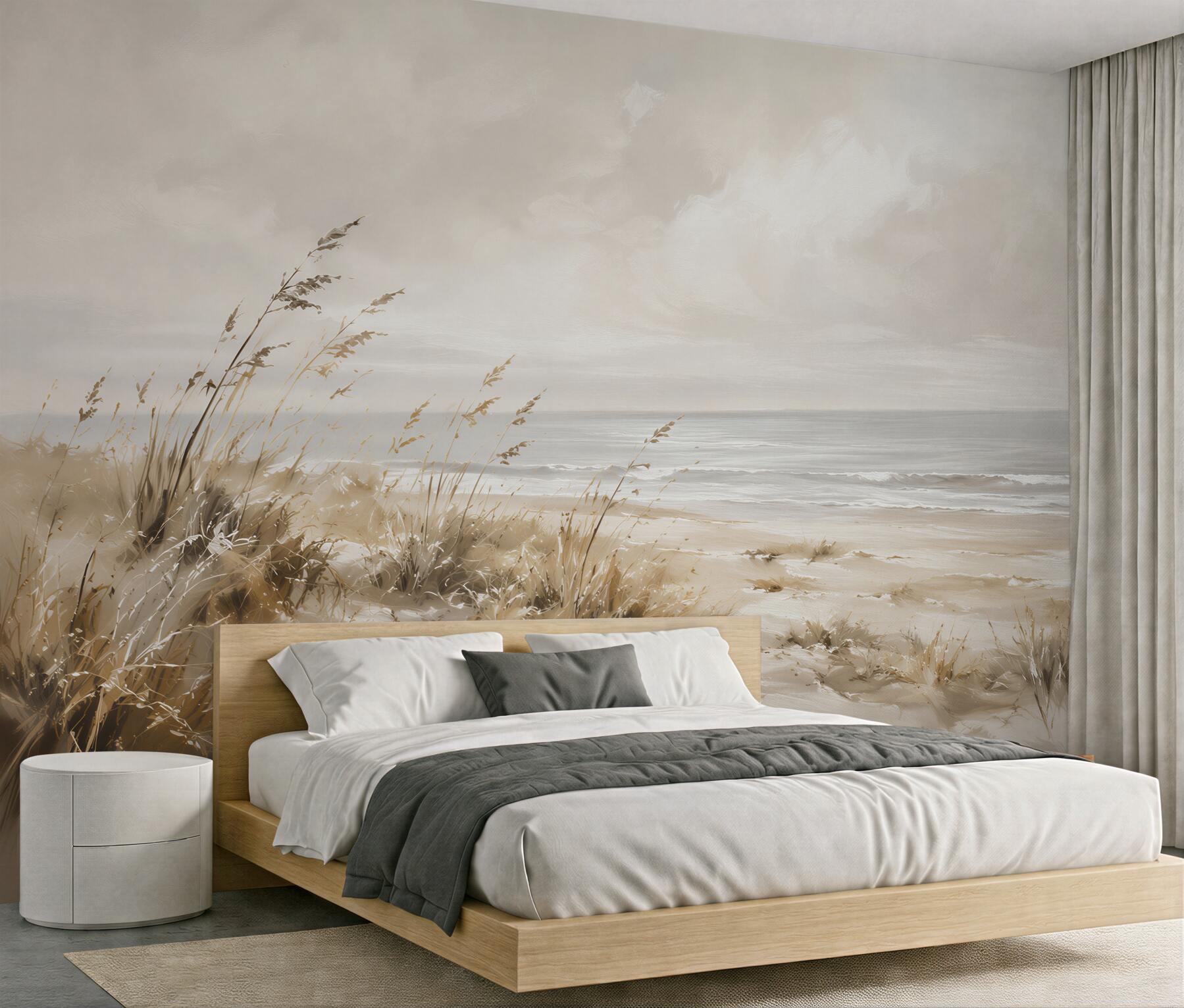 Papier peint Dunes paisibles au bord de la mer
