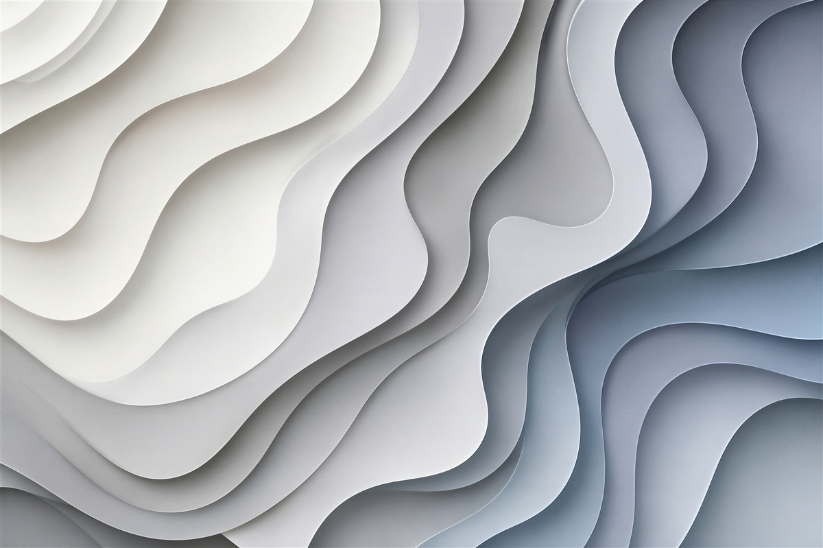 Papier peint vagues abstraites en 3D