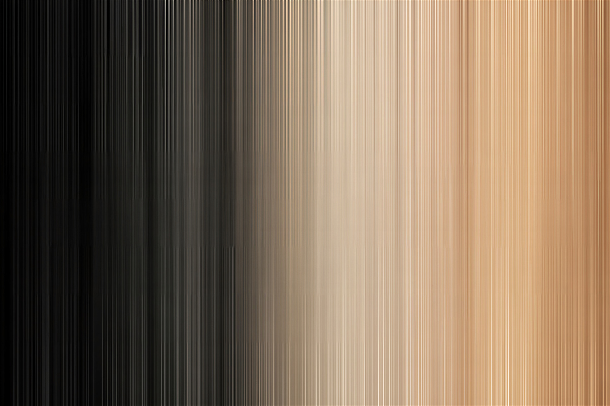 Papier peint pénétration verticale dorée