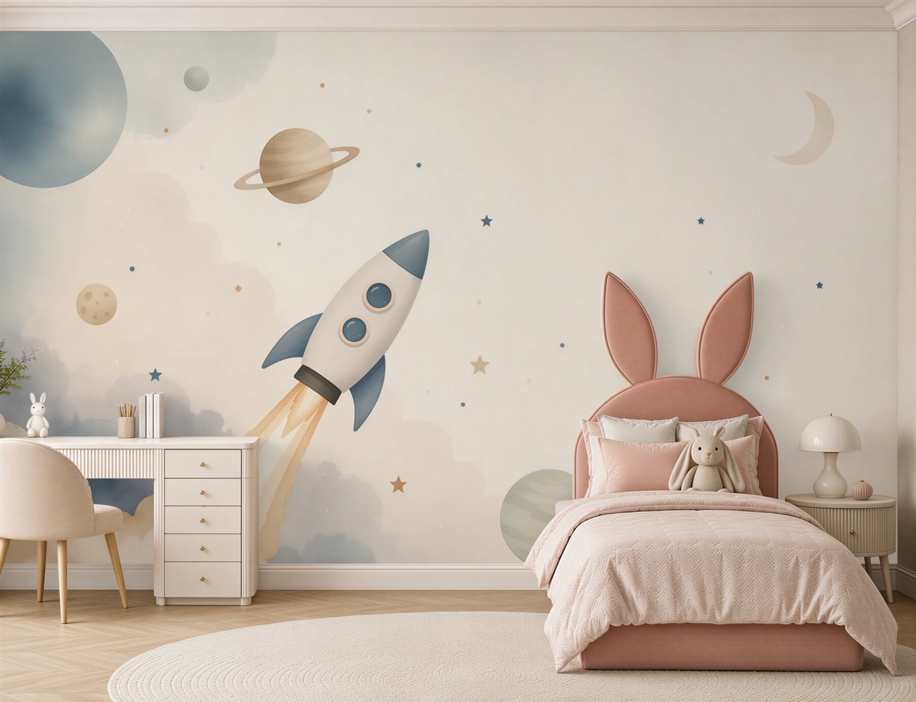 Papier peint Vol dans l'espace