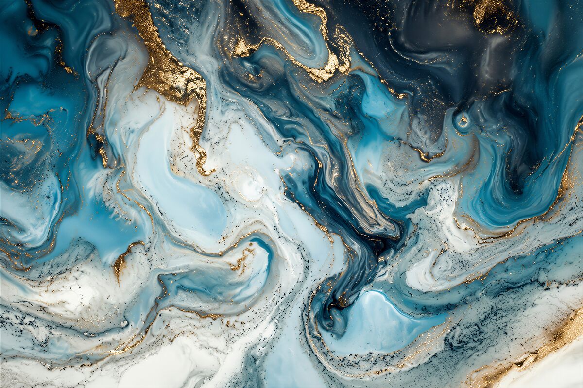 Papier peint belle abstraction avec or