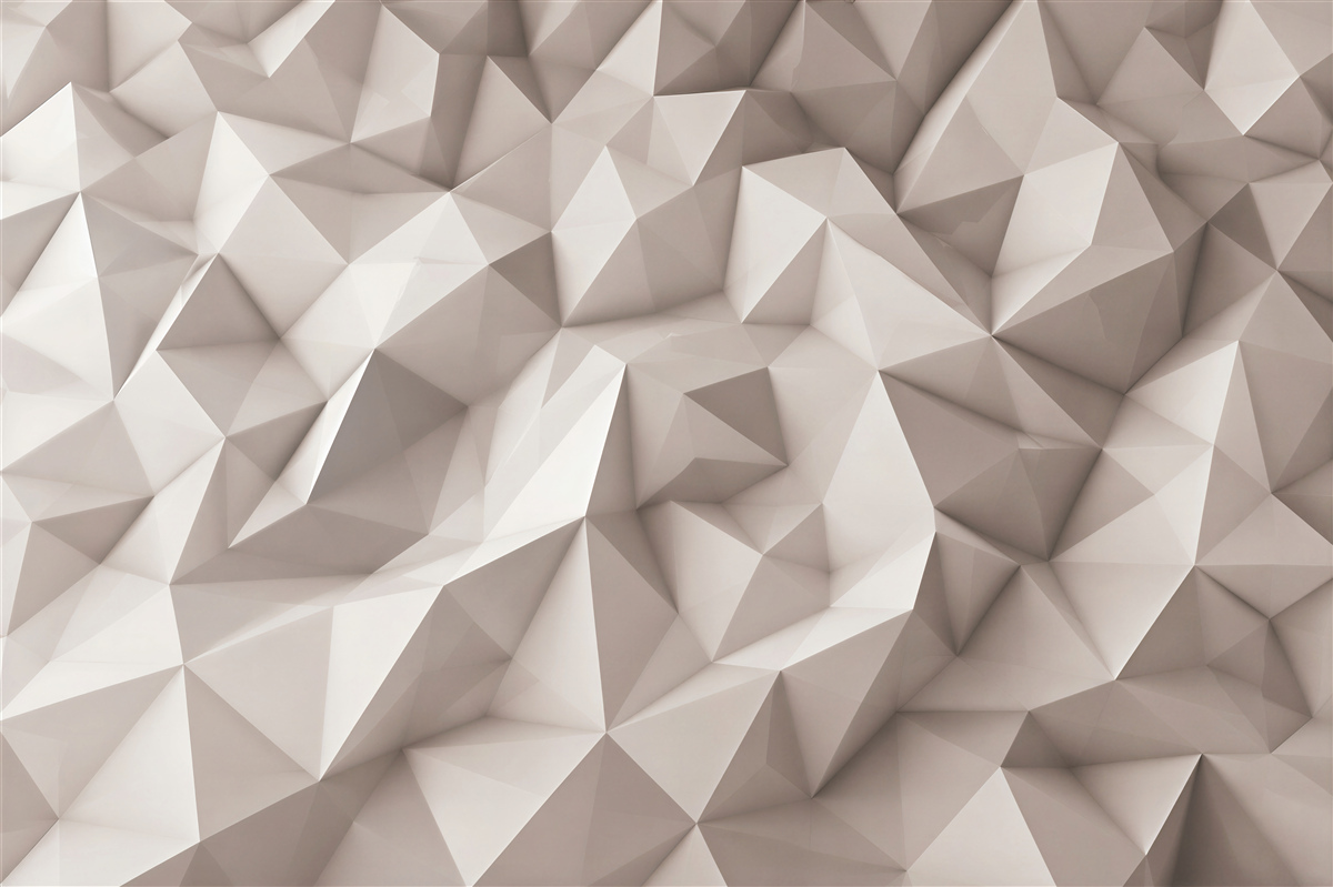 Papier peint abstraction de figures 3D