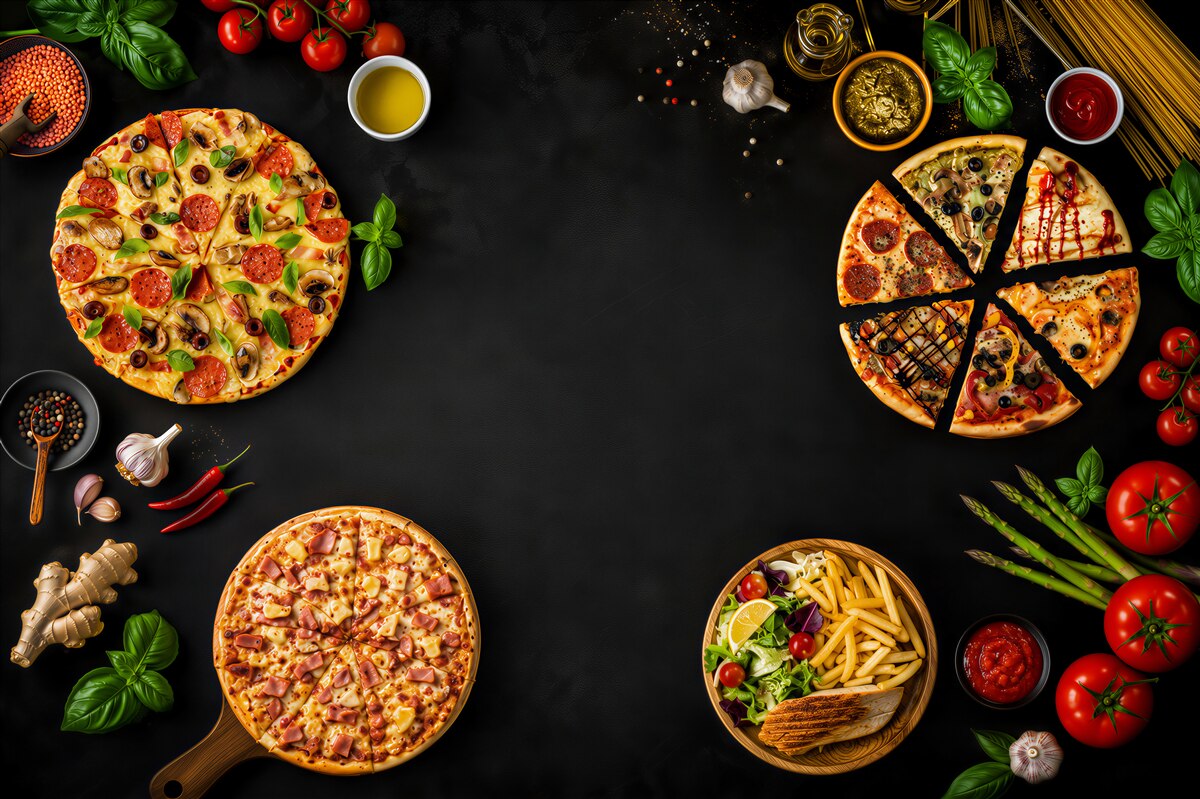 Papier peint Pizza et autres produits