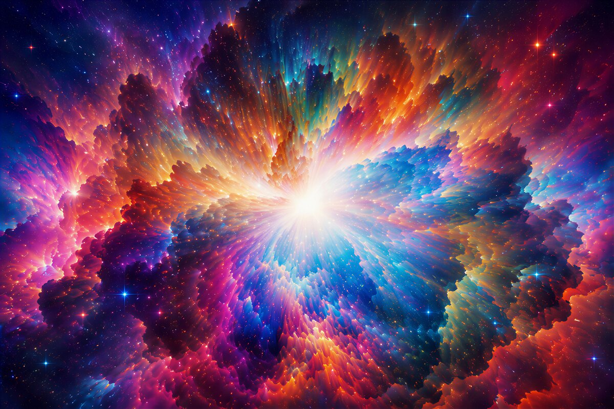 Papier peint nébuleuse dans la galaxie