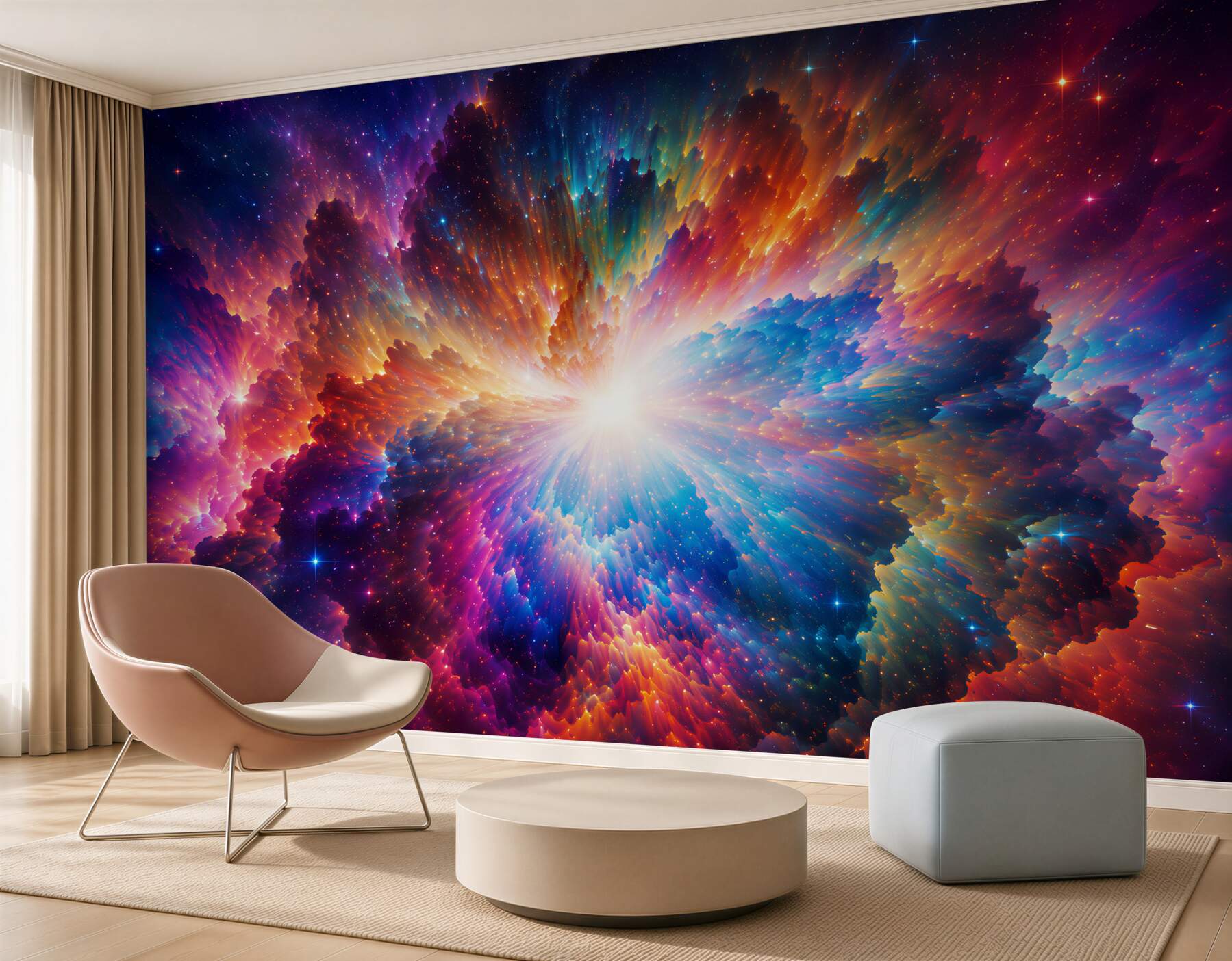 Papier peint nébuleuse dans la galaxie