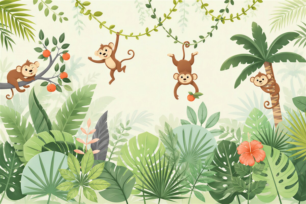 Papier peint singes fous et astuces