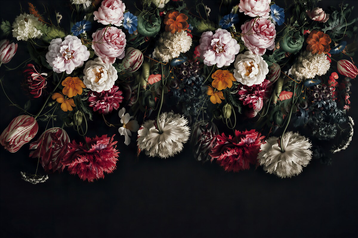 Papier peint Schnittblumen, Blume und zeitgenössische Kunst