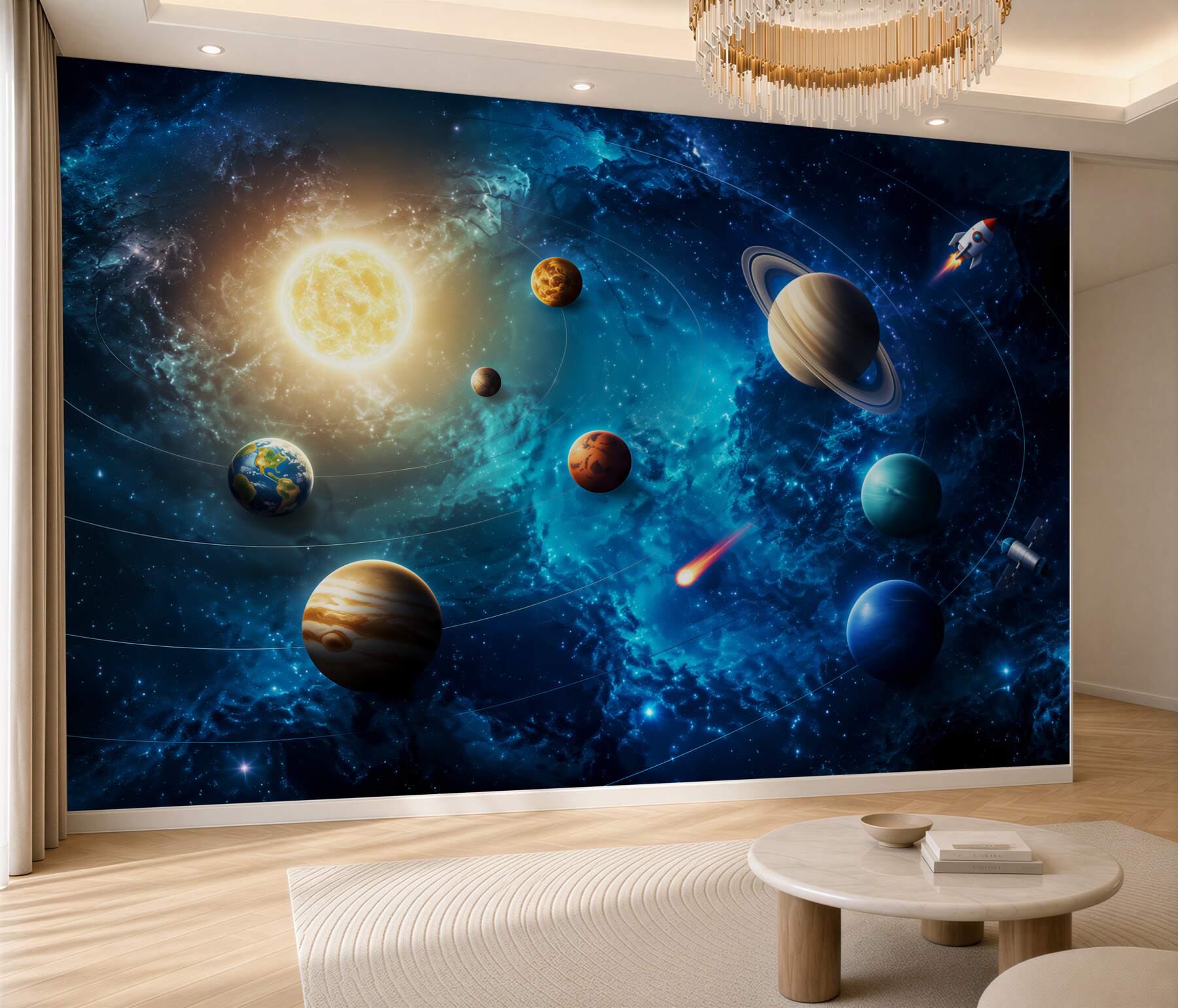 Papier peint Planètes dans l'espace