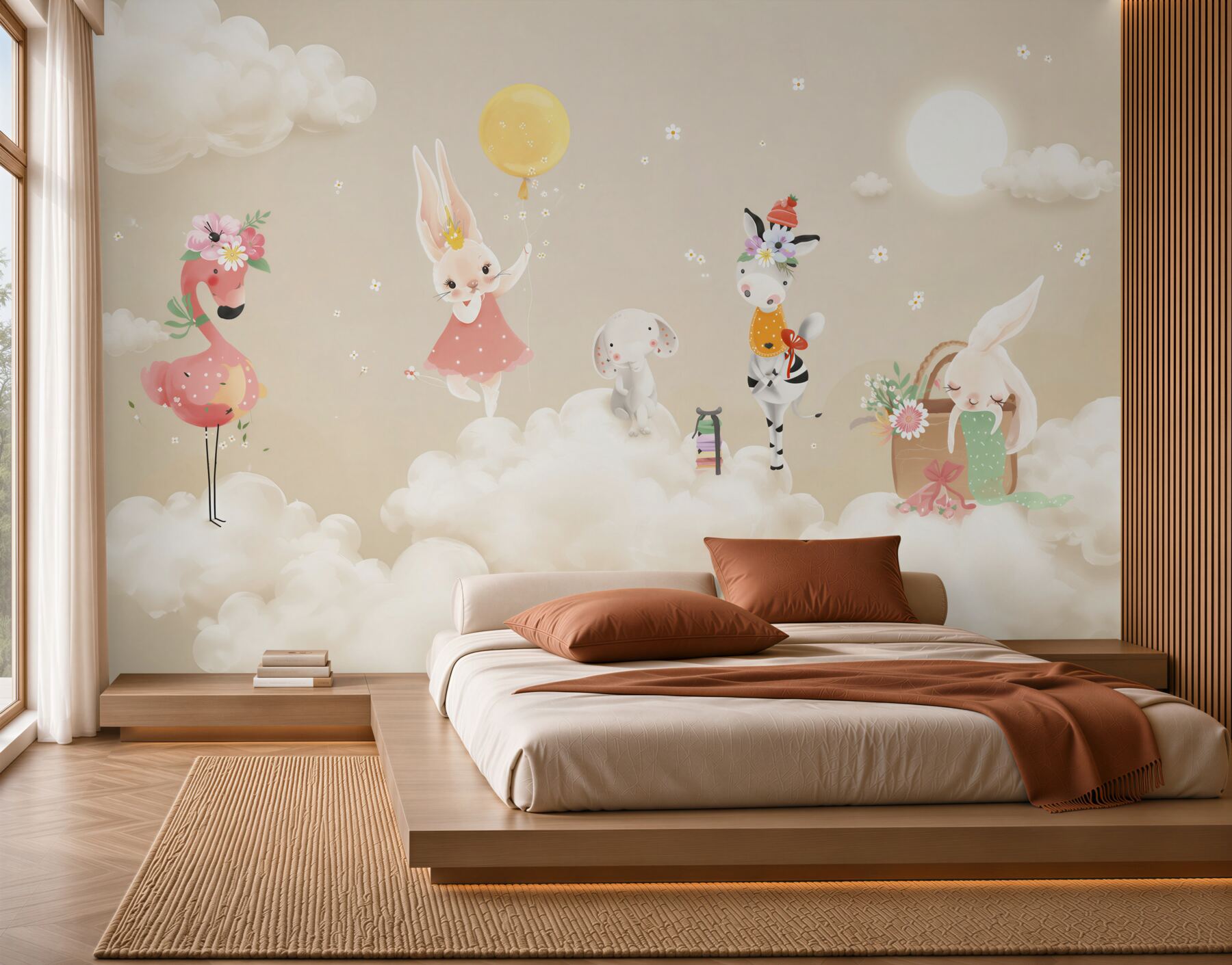 Papier peint Nuages blancs